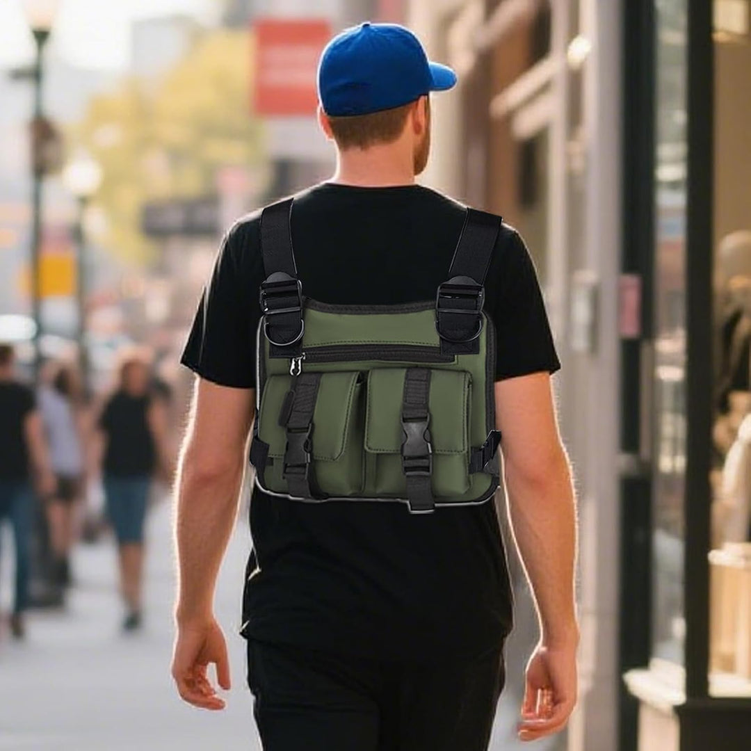 Gewichtsweste zum Spazierengehen, verstellbare, leichte Brusttasche, Gepäck und Reiseausrüstung für