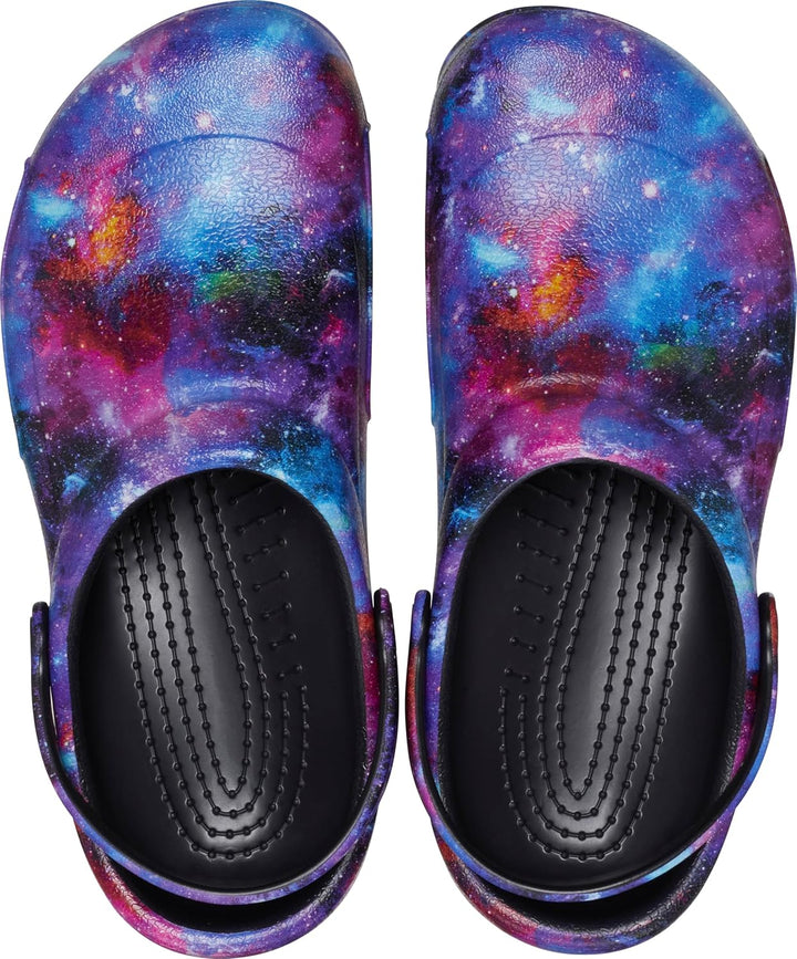 Crocs Unisex Bistro Graphic Clogs 37.5 EU Schwarz, 37.5 EU Schwarz