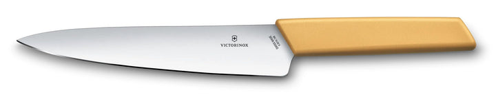 Victorinox Swiss Modern Tranchiermesser für Fleisch, Gerader Schliff, 19 cm lange Klinge aus Edelsta