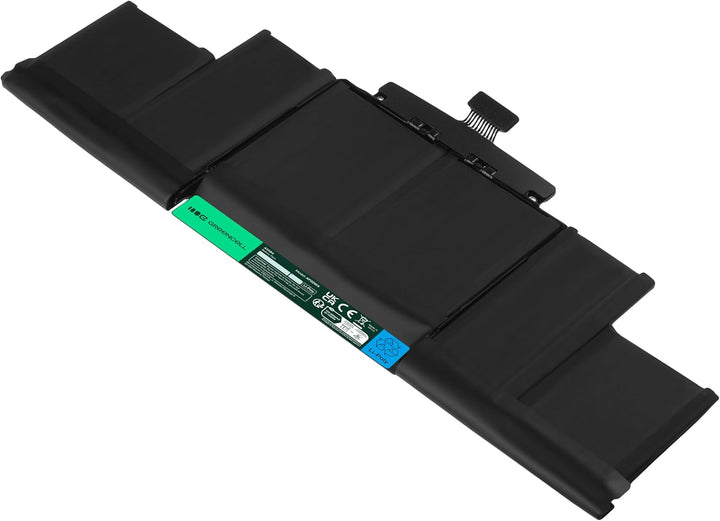 Green Cell A1494 Akku für Apple MacBook Pro 15 A1398 (2013, 2014) Laptop (8800mAh 11.26V Schwarz)
