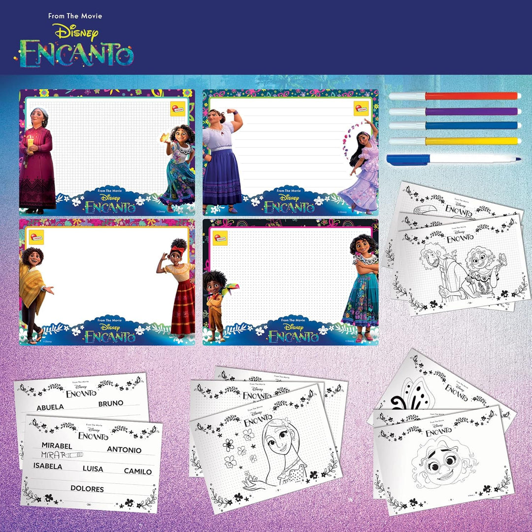 Liscianigiochi 98248 Encanto Drawing School, Mehrfarbig, ys/m Encanto Zeichenschule, Encanto Zeichen