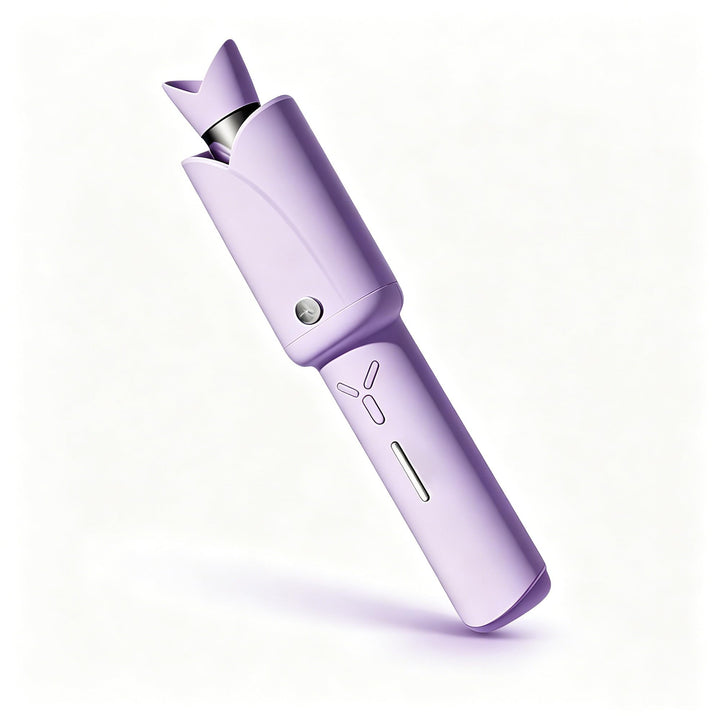 Automatischer Kabelloser Lockenstab – 8 Sek. Schnellcurl, 32mm Titan-Turmalin für Grosse Locken & Bo