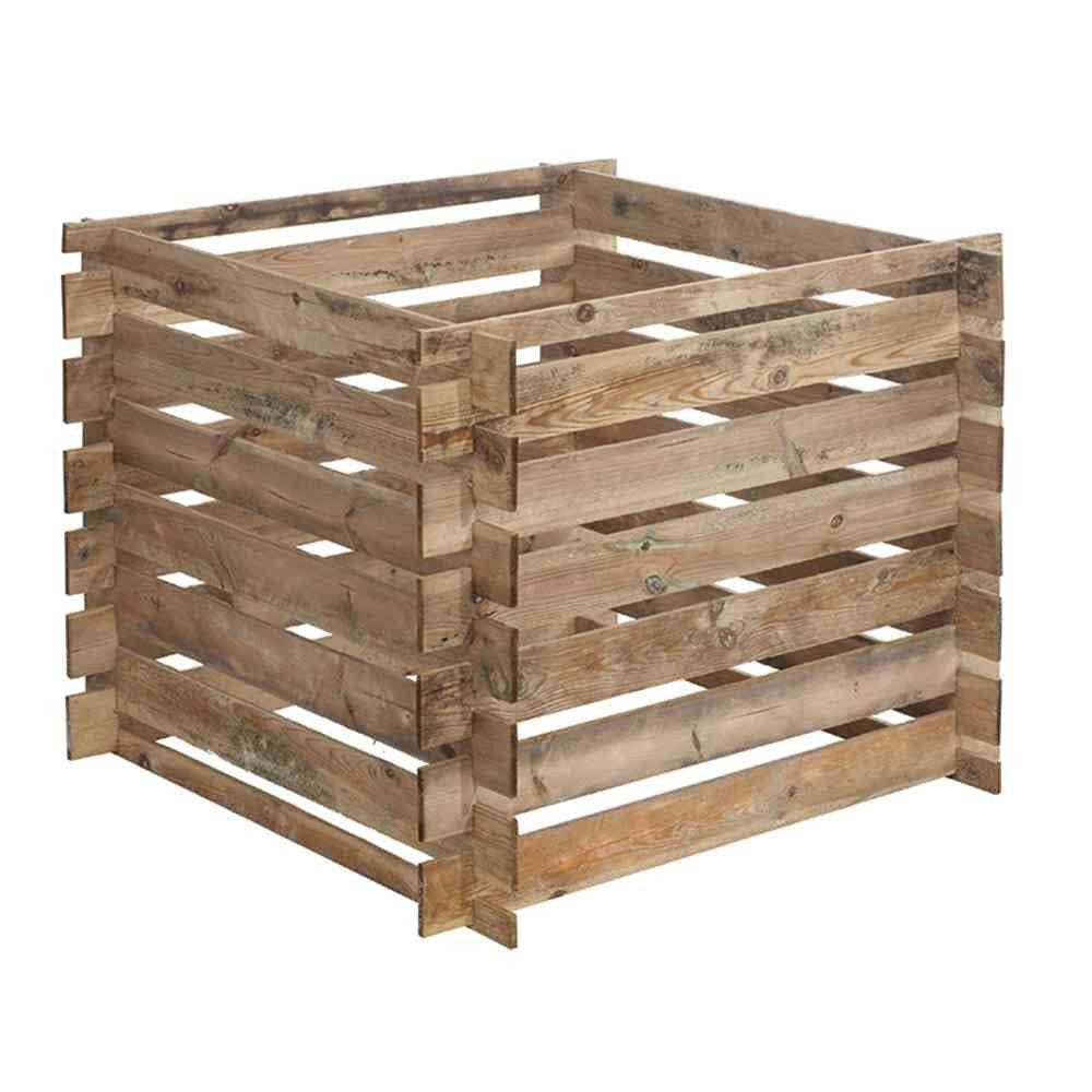 Siena Garden Komposter Mezzito 480 L, Masse: 100 x 100 x 72 cm, beige