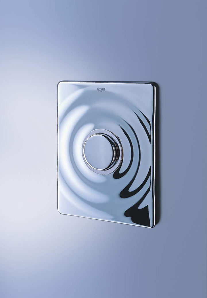 Grohe Abdeckplatte Surf 156 x 197 mm, mit Druckknopfbet, verchromt, 37069000 Verchromt Single, Verch