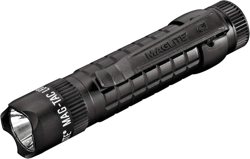 MAGLITE MAG-TAC LED 2CR123 Taschanlampe schwarz Tactical Krone, Schwarz