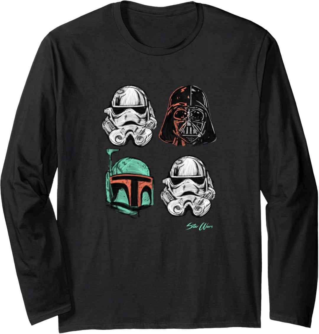 Star Wars Marker Baddies Langarmshirt