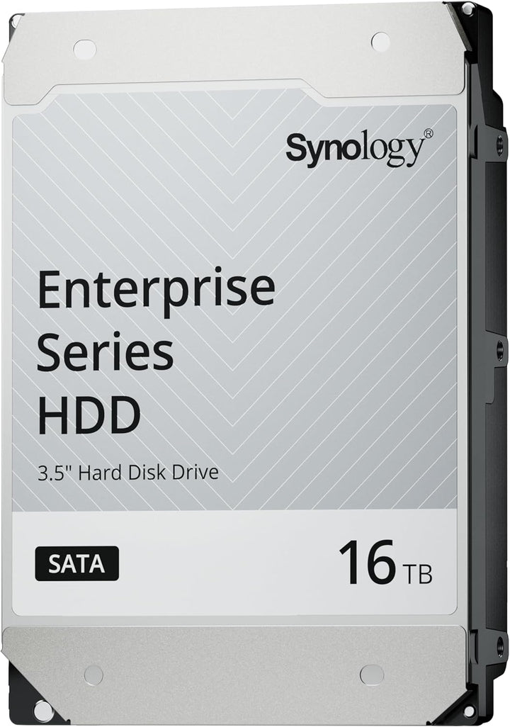 Synology HAT5300 SATA-HDD, 16 TB, 8,9 cm (3,5 Zoll), 7200 U min, für 24 7 Umgebungen HAT5300-16T Sil