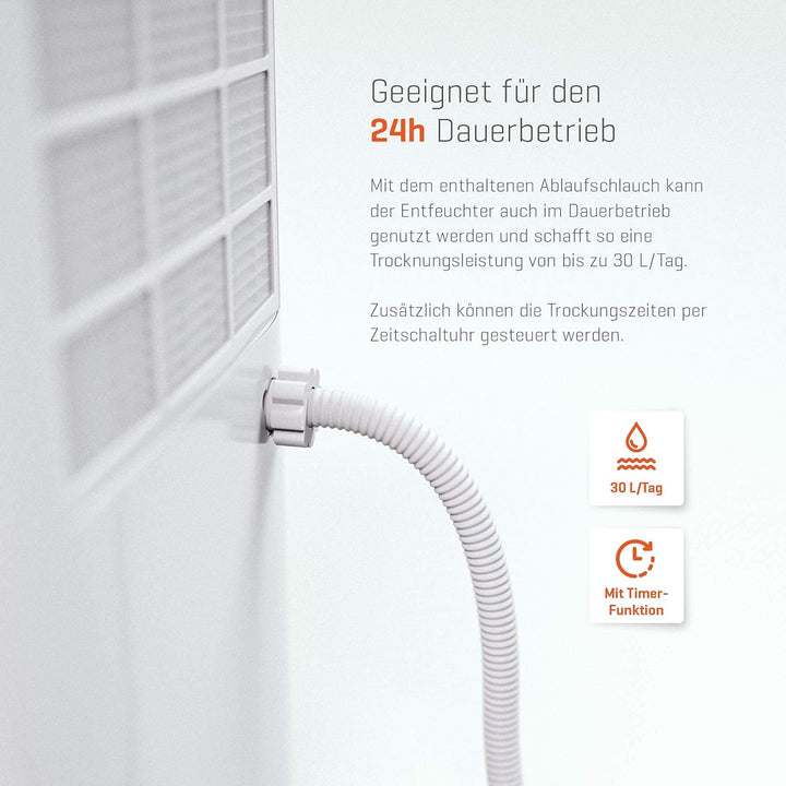 Climia CTK 240 elektrischer Bautrockner mit ökologischem Kühlmittel, Luftentfeuchter (max. 30 l/Tag)