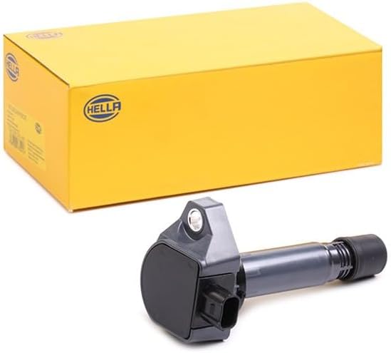 HELLA 5DA 358 000-991 Zündspule - 12V - 3-polig - Kerzenschachtzündspule - geschraubt