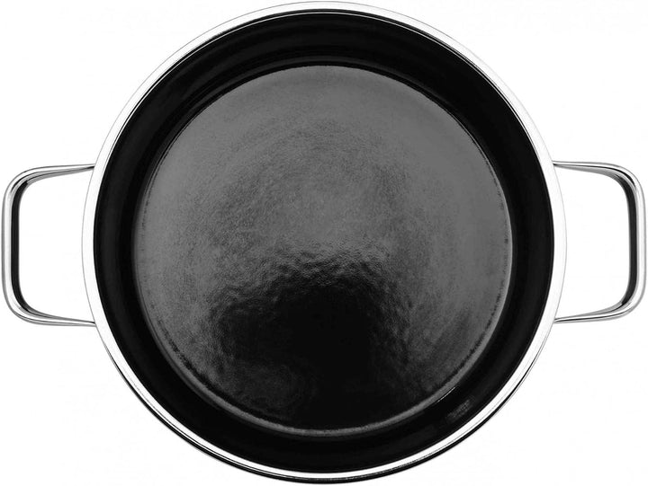 WMF Fusiontec Aromatic Kochtopf gross 22cm, Bratentopf Induktion 3,1l, Deckel mit Kondensationsnoppe
