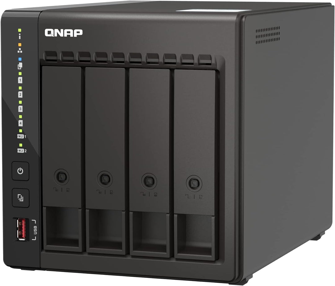 QNAP Systems TS-453E-8G 4 Bay 8 GB DDR4 Enclosure Gehäuse, Enclosure Gehäuse