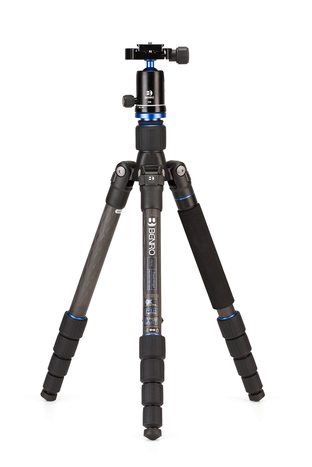 Benro FTA19CV0 Travel Angel Reisestativ mit Kugelkopf Carbon Fiber Tripod Kit 1 Series/ 5 Section Ki