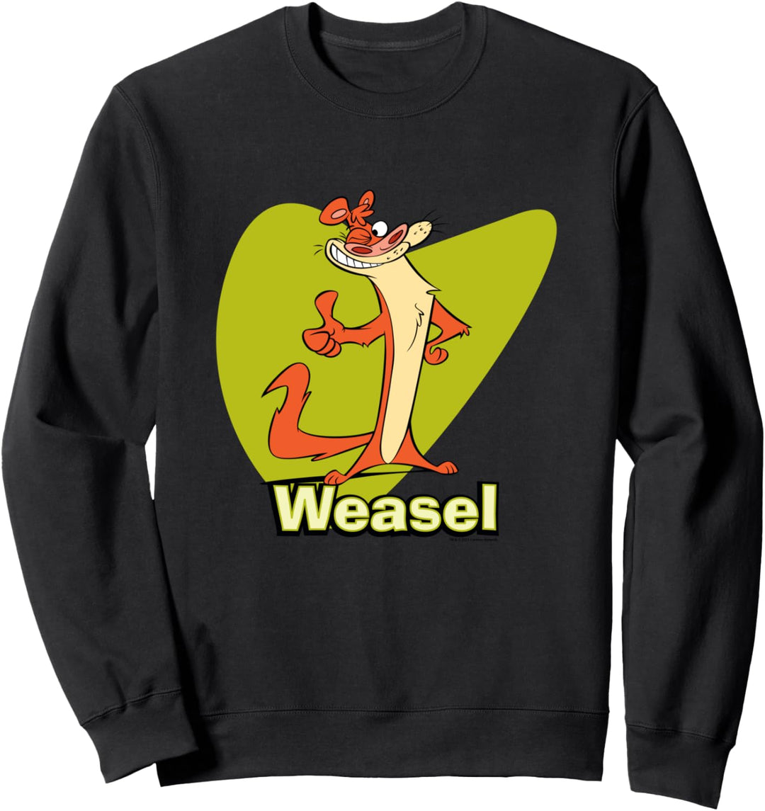 I Am Weasel Weasel Thumbs Up Sweatshirt