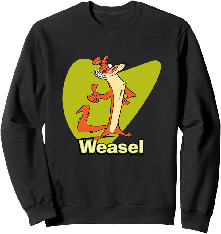 I Am Weasel Weasel Thumbs Up Sweatshirt