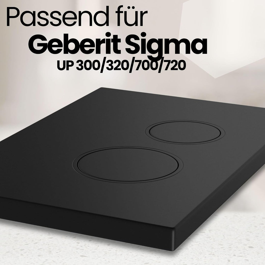 MYLAVABO Drückerplatte WC Betätigungsplatte passend für Geberit Sigma Vorwandelement für Geberit Spü