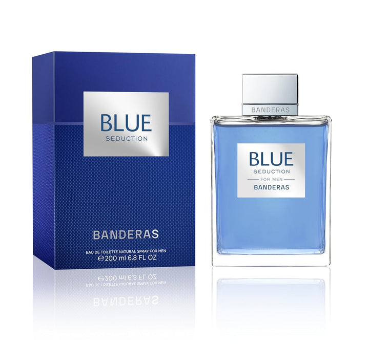 Antonio Banderas Perfumes – Blue Seduction – Eau de Toilette Spray für Herren – 200 ml Aromático 200