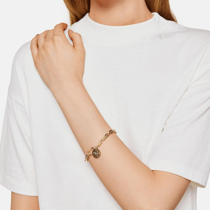 LIEBESKIND BERLIN Basic Damen Armband – Edelstahl-Armband in Silber, Gold, Roségold & Schwarz – cool