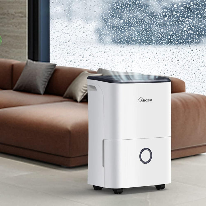 Midea Luftentfeuchter, 20L/24h, Raumgrösse ca.100m³(40m²), DF-20DEN7-WF, APP-fähig, 24H Timer, Wasse