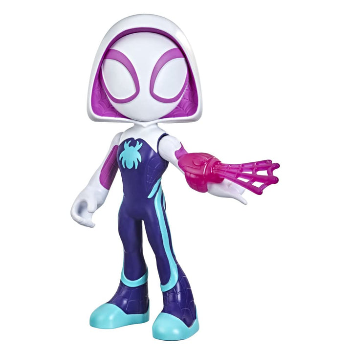 Marvel Spidey und Seine Super-Freunde – 22,5cm supergrosse Ghost-Spider Action-Figur mit beweglichem
