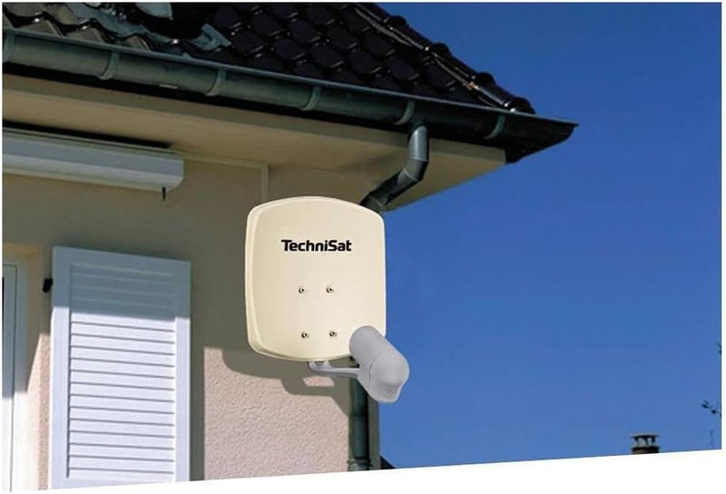 TechniSat TECHNIPLUS 45 Alu-Wandhalter mit 45 cm Wandabstand (Halter für Sat Antennen, Wandbefestigu