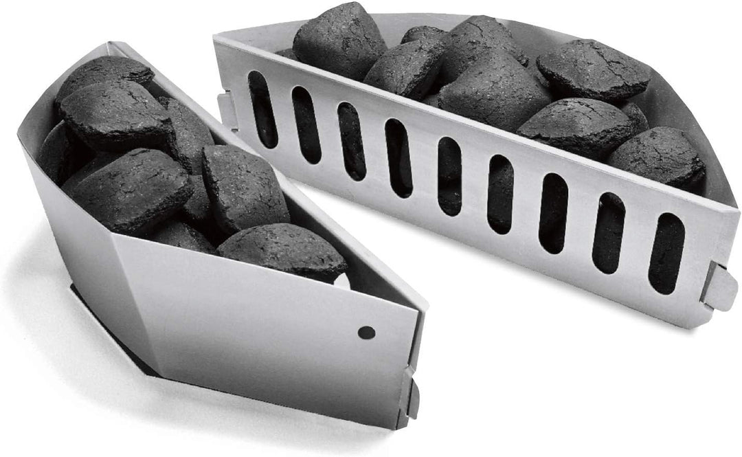 Weber Kohlekörbe für alle Holzkohlegrills in Kettle Form, stabil& robust, ermöglicht leicht direktes
