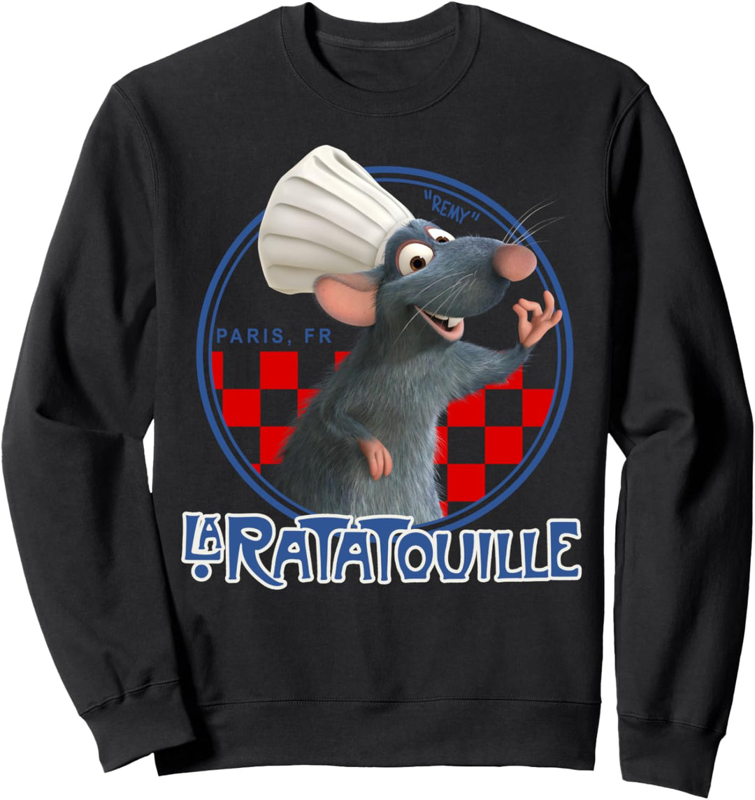 Disney Pixar Ratatouille Remy Chef Hat Portrait Sweatshirt