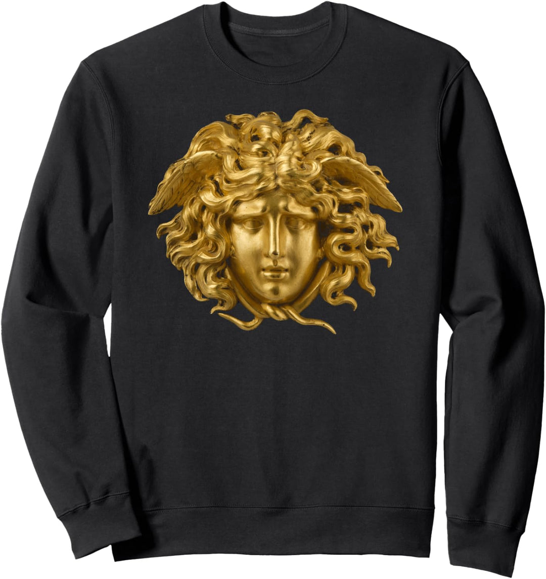 Medusa Head Snake Hair Griechische Mythologie Monster Sweatshirt