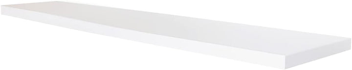 Henor Wandregal FSC® Holzwandregal 100 x 20 x 2.5 cm. Laden Sie 25 kg. Weiss 100 Weiss, P-20 Cm., 10
