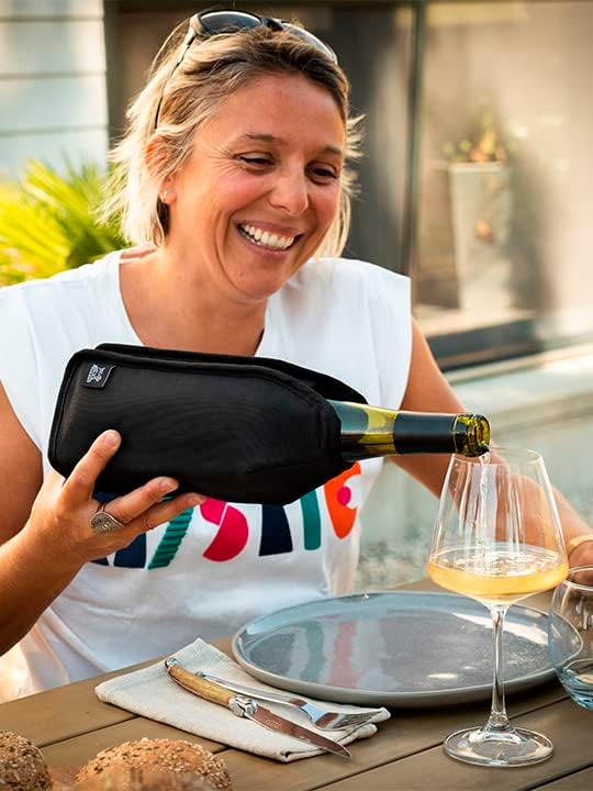 PEUGEOT - Flaschenkühler Frizz - Für einen kühlen Champagner oder Wein in 20 Minuten - Hält 2 Stunde