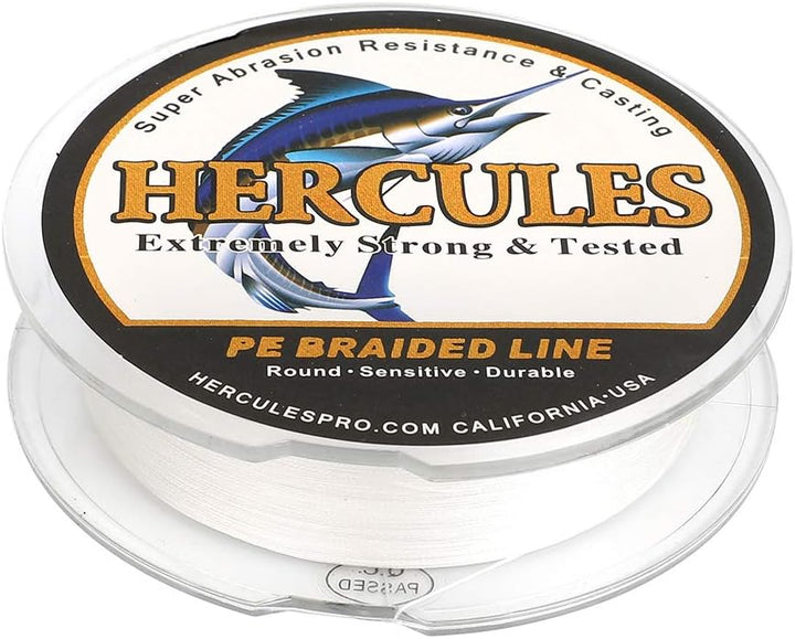 HERCULES Super Cast 100m - 2000m Yards Geflochtene Angelschnur 10lb - 300lb Test für Salzwasser Süss