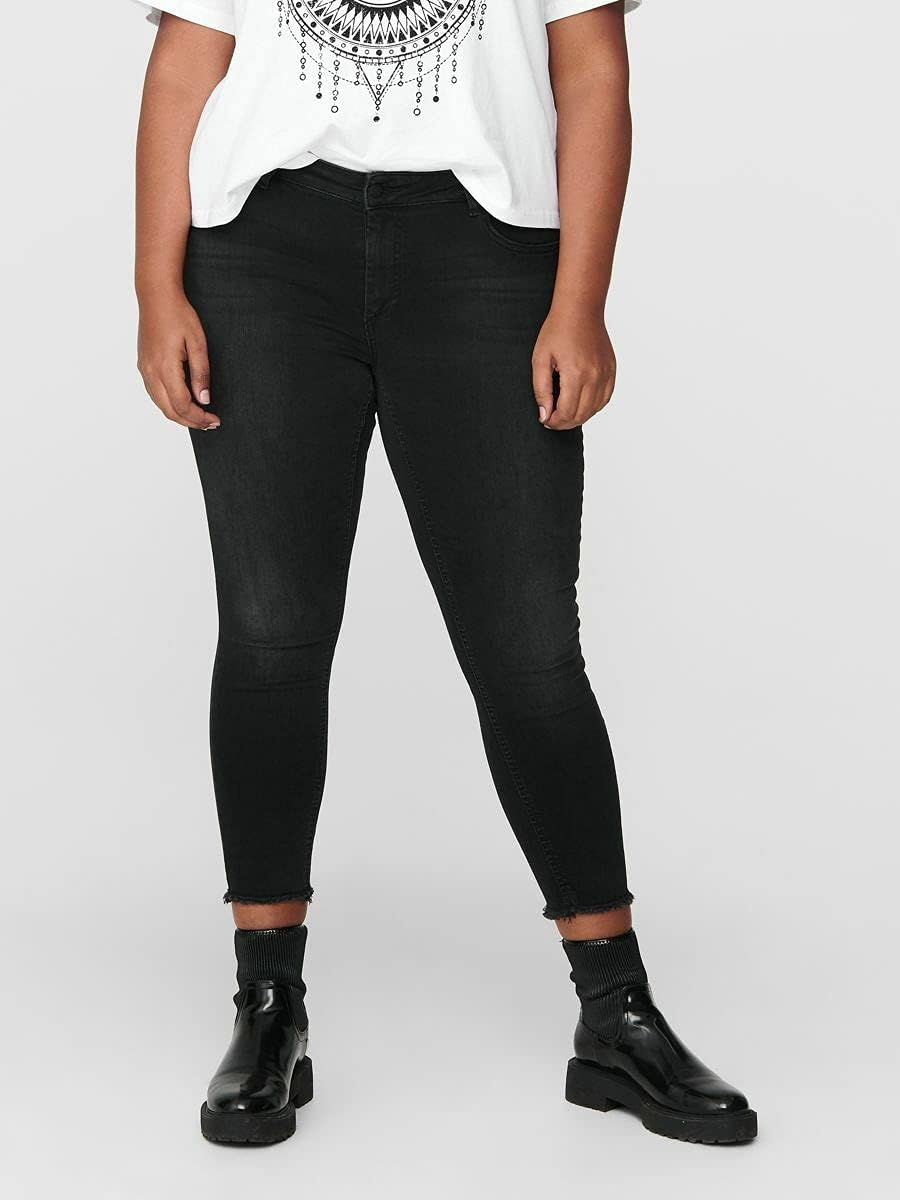 ONLY & SONS Damen CARWILLY Jeans, Black, 48