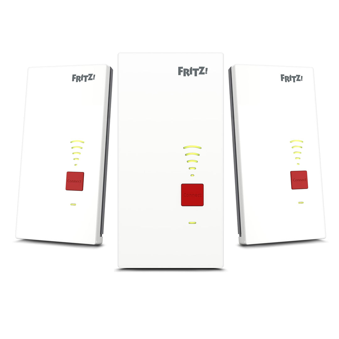 FRITZ! Mesh Set 2700 (3er Set) | ultraschnelles WLAN 7 mit bis zu 6.500 Mbit/s | WLAN-Abdeckung 5-7