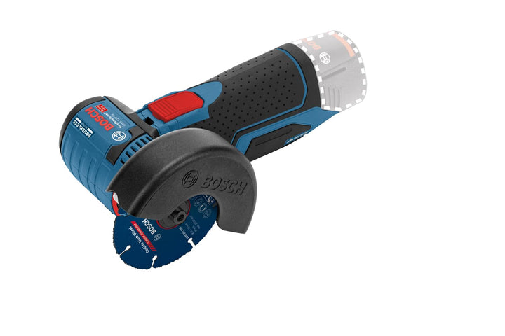 Bosch Professional 12V System Akku Winkelschleifer GWS 12V-76 (inkl. 2x Trennscheibe Expert for Inox