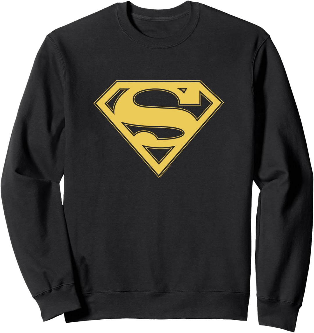 Superman Gold & Black Shield Sweatshirt