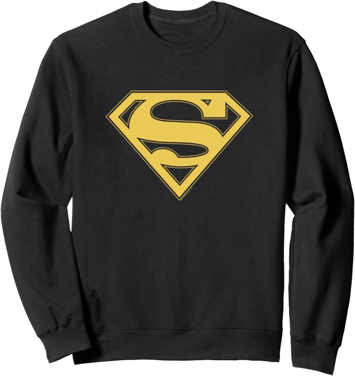 Superman Gold & Black Shield Sweatshirt