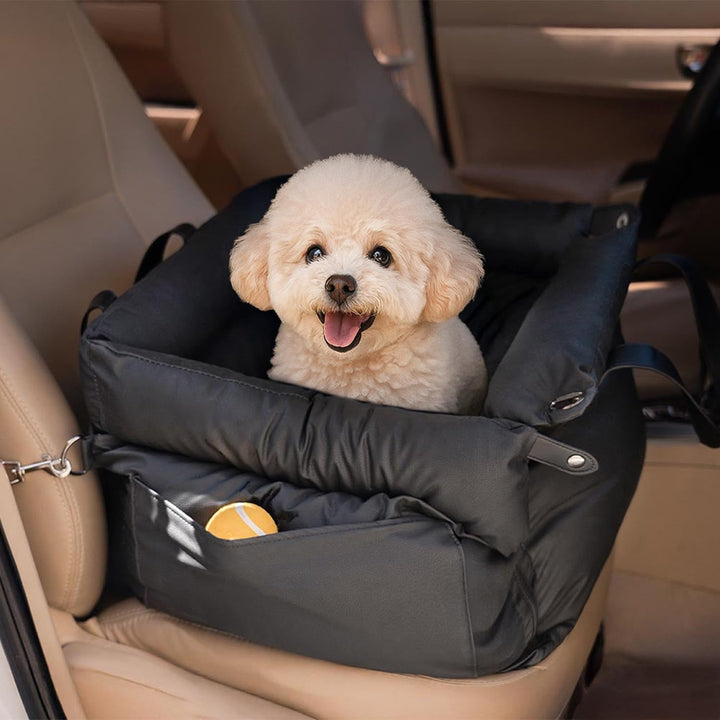 Hundeautositz für Kleine Hunde, Hunde Autositz Sitzerhöhung für 10kg kleine Memory-Schaum-Hundebett
