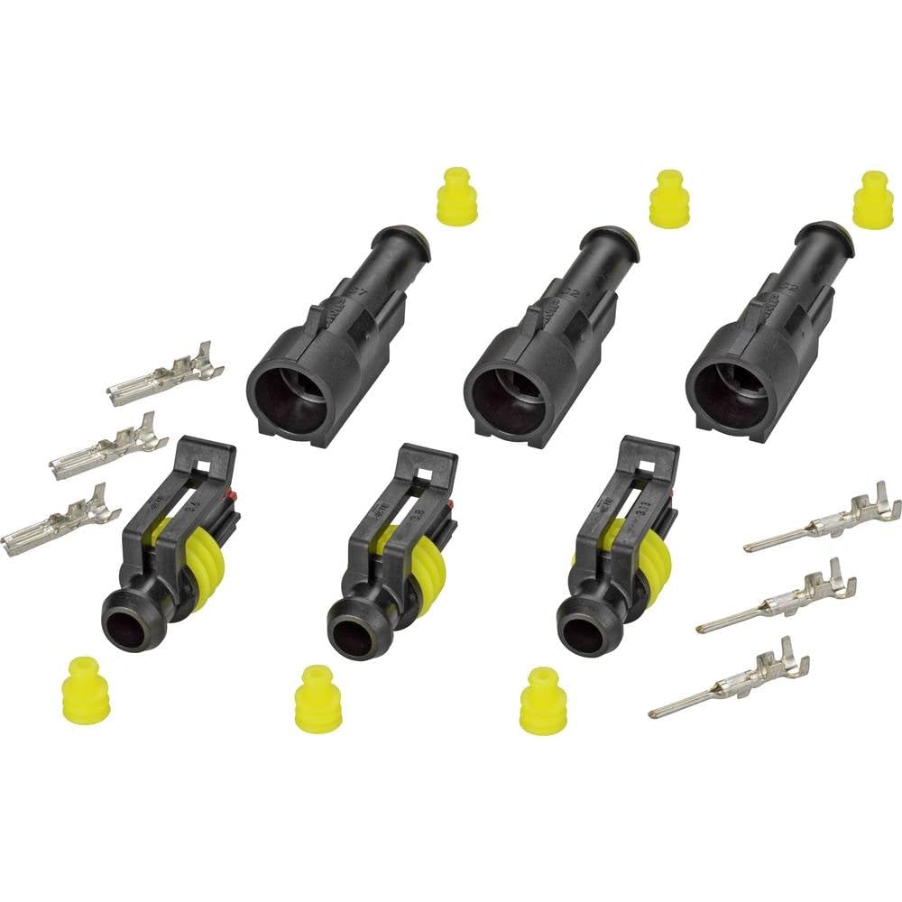 TE Connectivity Superseal Set AMP-Superseal 1.5mm Series Polzahl Gesamt 1 Rastermass: 6 mm 30S002 1