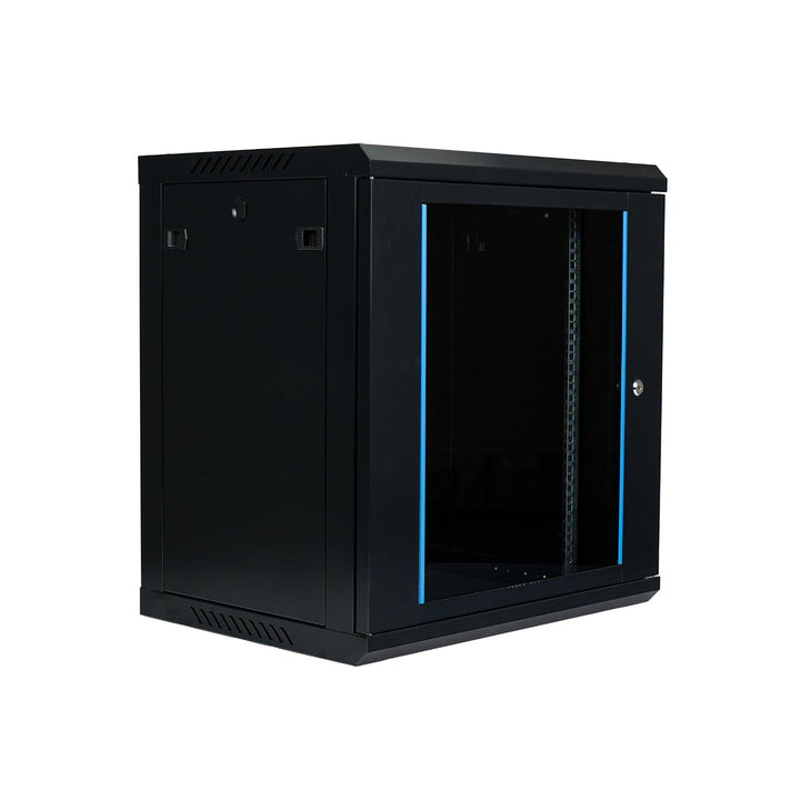 Koscom Connect Netzwerkschrank 12 HE I Serverschrank 19 Zoll I Wandmontage 600 x 450 x 636 mm I voll