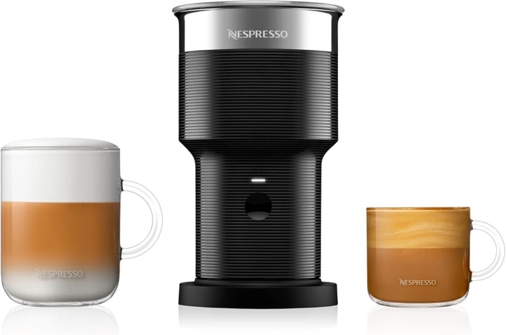 NESPRESSO Aeroccino XL elektrischer Milchaufschäumer | Grosser Aufschäumer aus Edelstahl für 225ml c