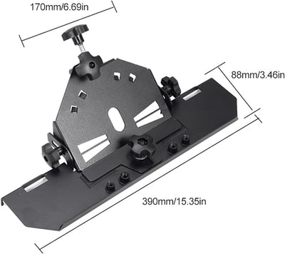 ADWOLT Schieber 45° Fliesenschneider für Winkelschleifer 115/125mm, für effizientes Schneiden von Fl