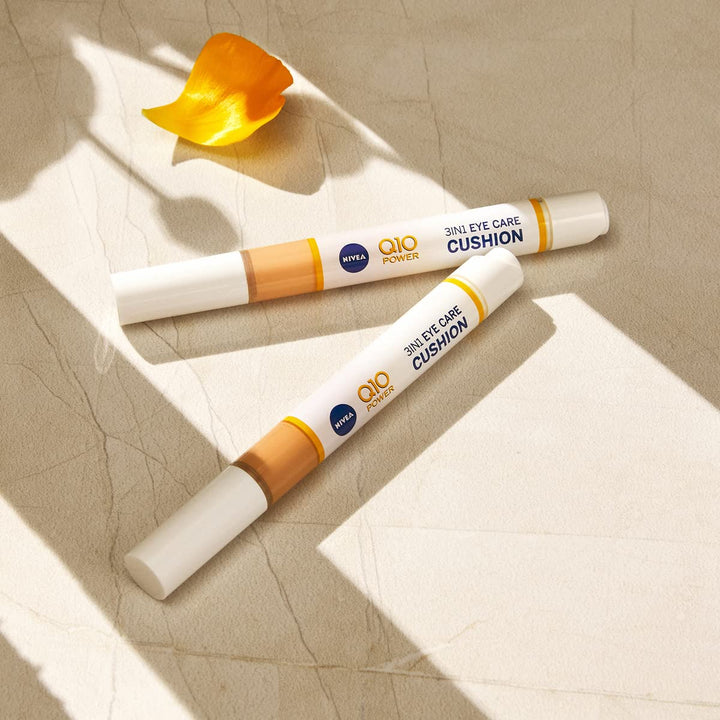 Nivea Q10 Power 3-in-1 Eye Care Cushion Primer, glättend, Korrektur, Anti-Falten, sanfte Formel gege