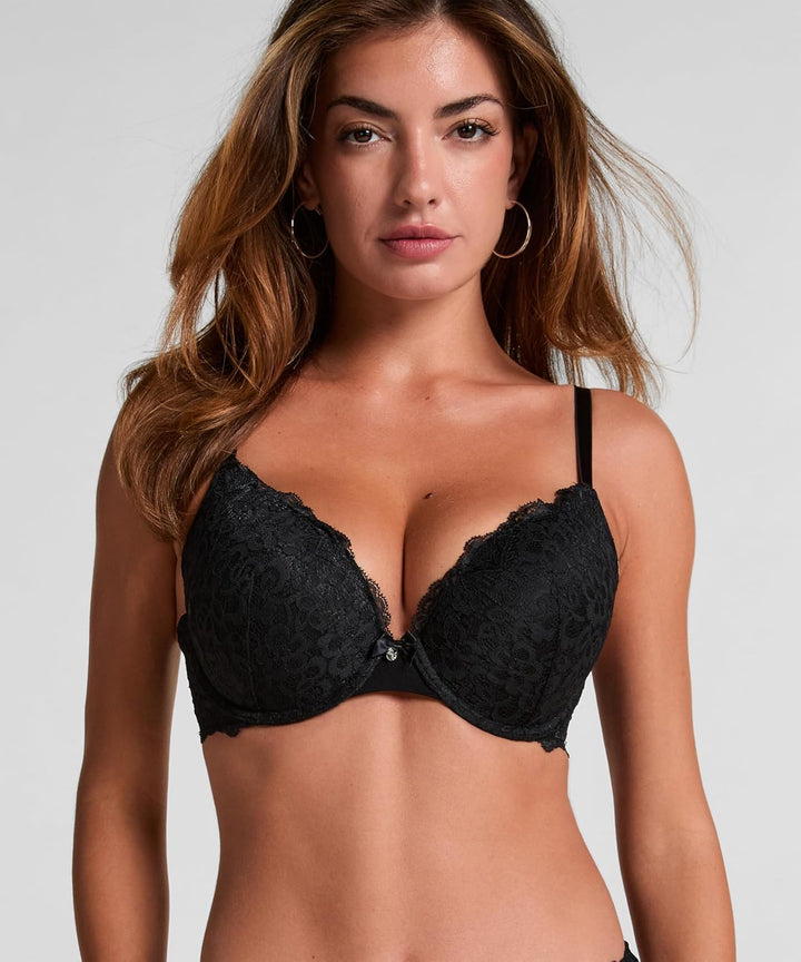 Hunkemöller Vorgeformter Push-up-Bügel-BH Marine, 70A Caviar