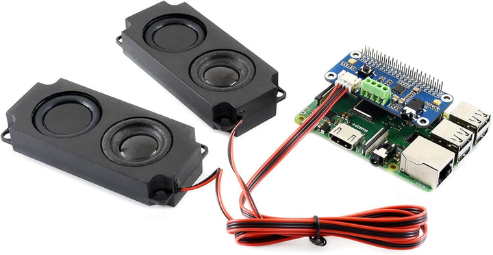 Audio HAT Modul für Raspberry Pi 4B/3B+/3B/2B/B+/A+/Zero/Zero W/Pi Zero WH,WM8960 Hi-Fi-Soundkarte H