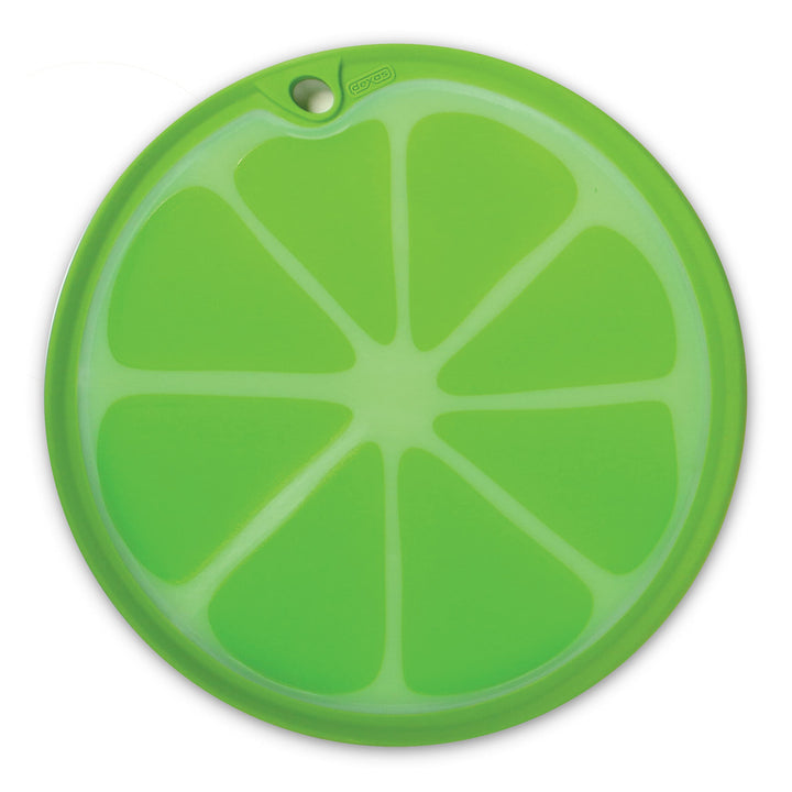 Dexas Citrus Slice Schneidebrett/Servierbrett, 23 cm, Limettengrün, Limette