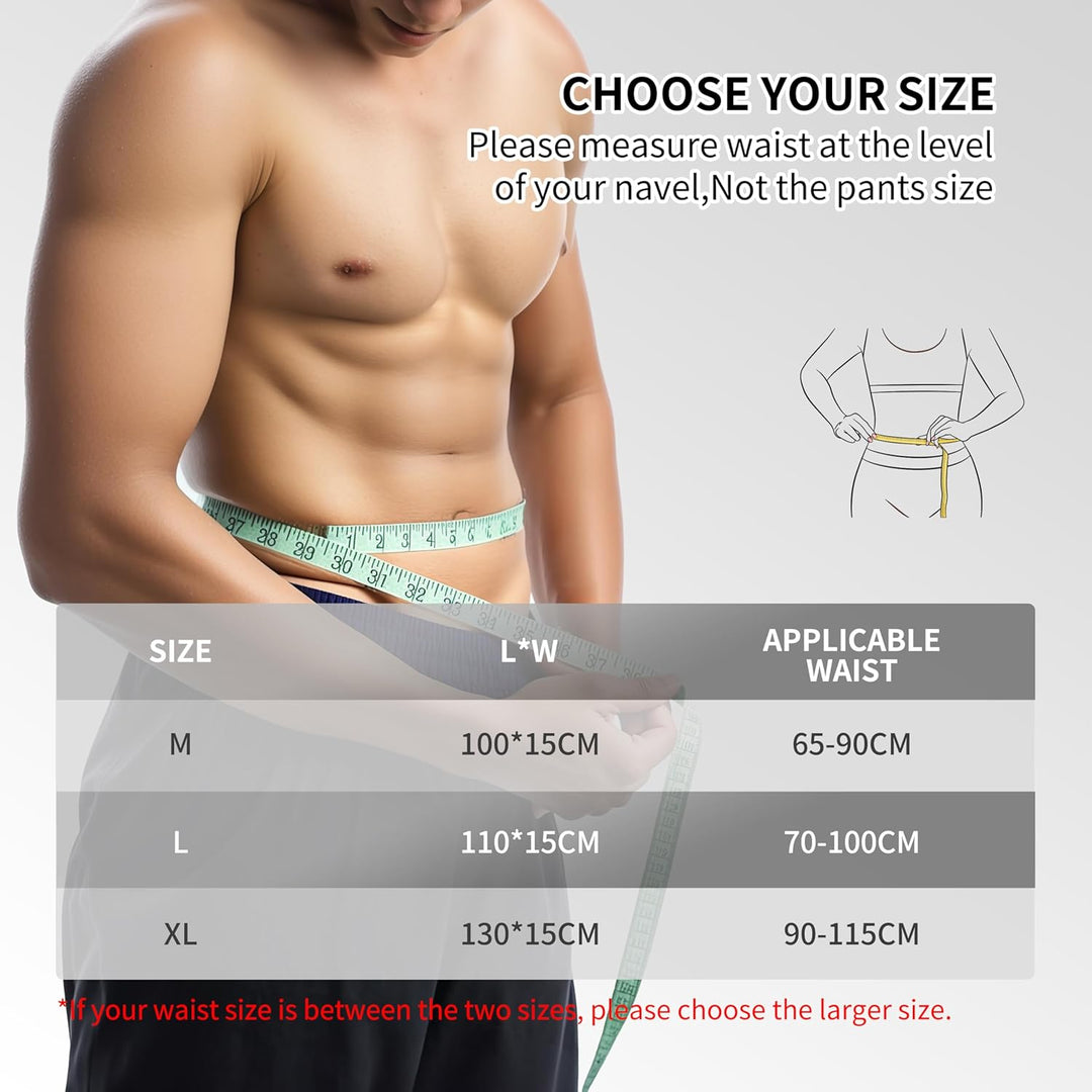 PROIRON Klassischer Gewichthebergürtel - Leder 65-90cm - für Männer und Frauen - Gürtel für Bodybuil
