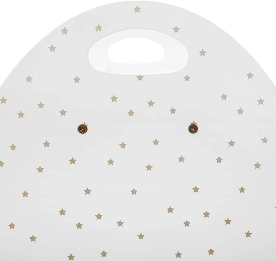 Kinderbücherregal weiss/golden - Weiss - Atmosphera créateur d'intérieur L. 47,5 x l. 40 x H. 50 cm