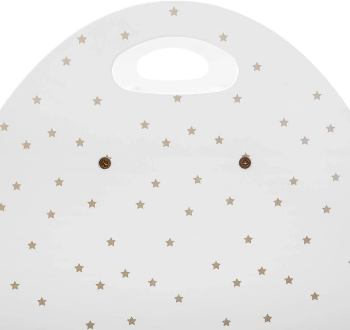 Kinderbücherregal weiss/golden - Weiss - Atmosphera créateur d'intérieur L. 47,5 x l. 40 x H. 50 cm