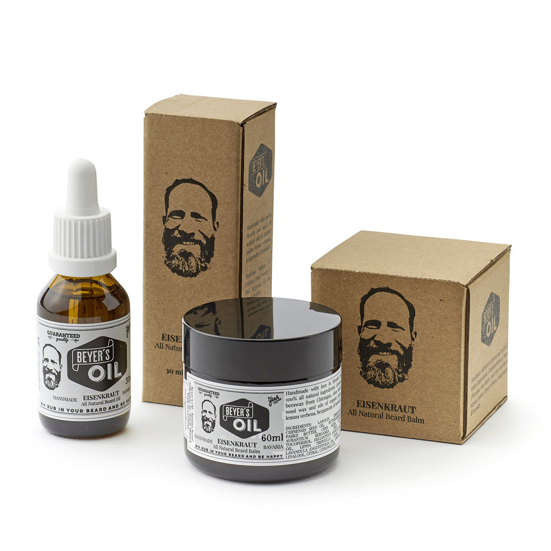 Beyer’s Oil Bartöl & Beard Balm - Bartpflege Set - 100% natürlich - Handgemacht in Bayern