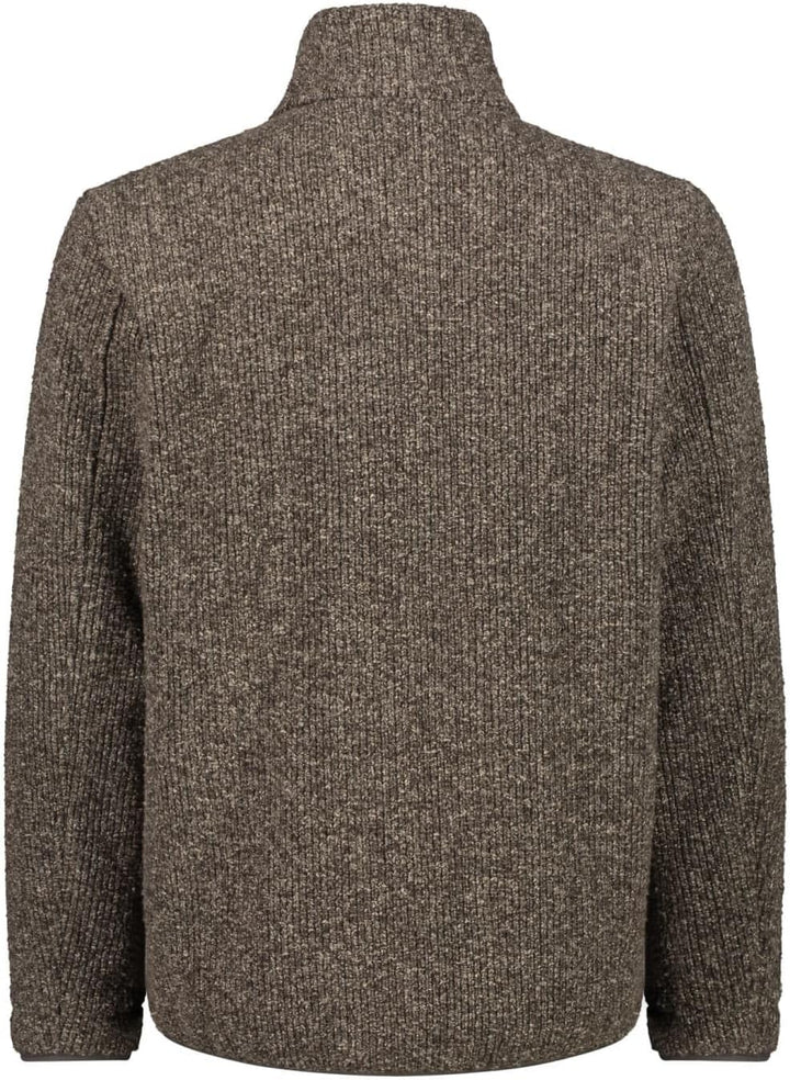 CMP Herren Knitted Fleece Jacke Fleecejacke Fleecepullover 60 B.Blue Mel., 60 B.Blue Mel.