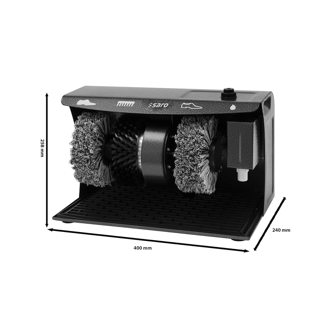 Saro 328-1050 Schuhputzmaschine Modell ESP 006 zur automatischen Reinigung/ Plege von Schuhen (2 Pol
